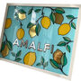 Amalfi Gold Leaf Picture On Glass, thumbnail 2 of 5