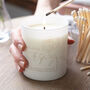 Wife Birthday Gift Personalised Floral Candle, thumbnail 1 of 11