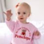My First Valentines Bear Personalised Name Embroidered Sweatshirt, thumbnail 2 of 5