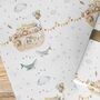 Noah's Ark Christening Wrapping Paper, thumbnail 4 of 6