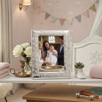 Personalised Christening Album/Frame Gift Set, 5 of 12