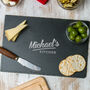 Personalised 'His Kitchen' Slate Cheese Board, thumbnail 1 of 7
