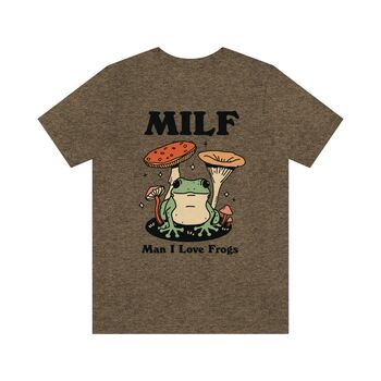 'Man I Love Frogs' Retro Frog Milf Tshirt, 10 of 10