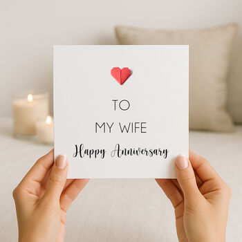 Wedding Anniversary Card For Wife, 2 of 6