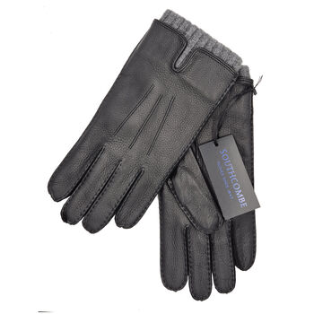Sherborne. Men's Cashmere Lined Leather Glove, 9 of 10