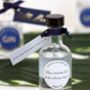 Miniature Gin Personalised Wedding Favours In Navy, thumbnail 3 of 3