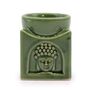 Green Ceramic Buddha Oil Burner, thumbnail 1 of 2