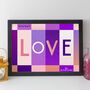 Love Print Romantic Personalised Gift Or Card, thumbnail 6 of 10