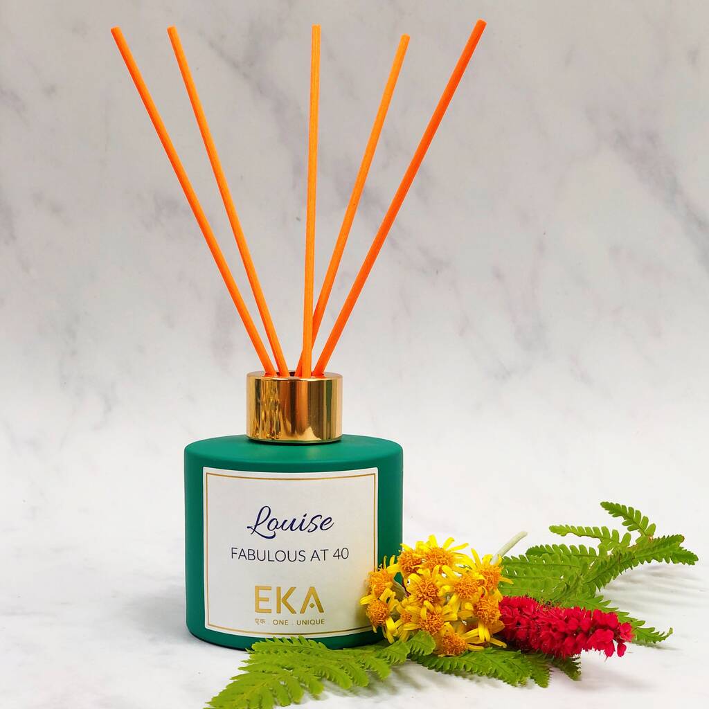 Oud And Elemi Reed Diffuser Can Be Personalised By EKA Scents