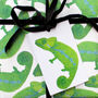 Chameleon Eco Gift Tag Set Of Six, thumbnail 1 of 3
