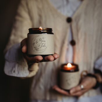Personalised Mindfulness Soy Candle: Sand And Solace, 3 of 5