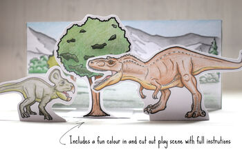 Dinosaur Colour In Activity Craft Set, 8 of 11