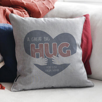 Personalised A Great Big Hug Cushion, 3 of 5