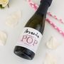 Personalised Baby Shower Pop Mini Prosecco Labels X 10, thumbnail 1 of 3
