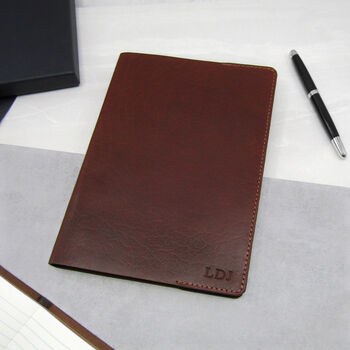 Personalised Refillable A5 Leather Journal, 3 of 8