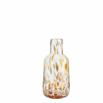 Orange And Grey Dotted Glass Carafe, 2 of 2