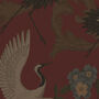 Manchurian Crane Argile Wallpaper, thumbnail 2 of 4