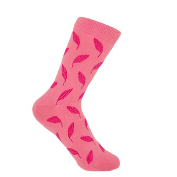 Women's Luxury Sock 'Leaf' Five Pack Bundle, 4 of 6