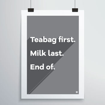 Teabag First Print, 5 of 12