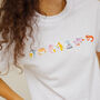 Seafood Medley Embroidered T Shirt, thumbnail 2 of 12