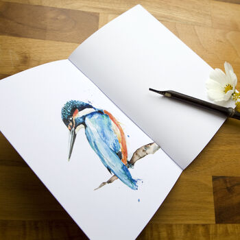 Inky Kingfisher Notebook, 2 of 7