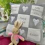 Personalised Natural Memory Cushion**, thumbnail 1 of 9