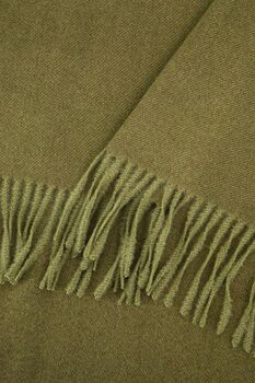 Lucia Heavyweight Scarf Khaki, 2 of 5