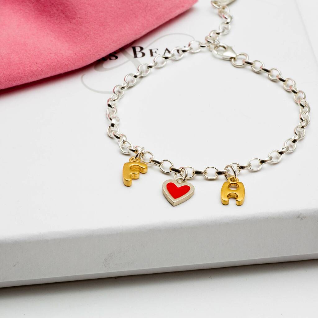Personalised Love Letter Bracelet By Chambers & Beau