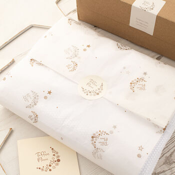 Unisex Cream Star Hoodie And Blanket Gift Set, 7 of 12