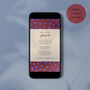 Digital Download Birthday Party Invite With Polka Dot Border, thumbnail 4 of 6