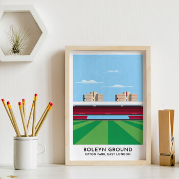 Any Football Stadium Contemporary Personalised Print, 4 of 8