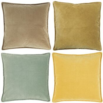 Cotton Velvet Cushion Cover, 3 of 7