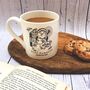 Jane Austen 'Pawsten' Literary Dog Bone China Mug, thumbnail 3 of 4