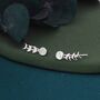 Moon Phase Crawler Earrings In Sterling Silver, thumbnail 1 of 12