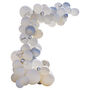 White And Silver Hen Party Balloon Arch Kit, thumbnail 3 of 4