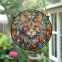 Cat Maine Coon Stained Glass Effect Suncatcher, thumbnail 5 of 6