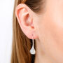 Sterling Silver Teardrop Earrings, thumbnail 1 of 5