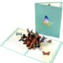 Pop Up 3D Birthday Card Butterflies, thumbnail 1 of 3