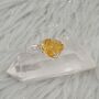 Raw Citrine Pendant Necklace: November Birthstone, thumbnail 4 of 7