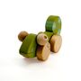 Wooden Push And Pull Toy Chameleon, thumbnail 3 of 7