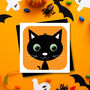 Halloween Invitation Cards With Glow In The Dark Eyes, thumbnail 2 of 9