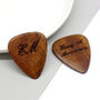 Personalised Wooden Initial Plectrum, thumbnail 1 of 3