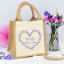 Personalised Heart 'Flower Girl' Bag, thumbnail 2 of 2
