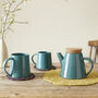 Fair Trade Handmade Glazed Stoneware Large Conical Mug, thumbnail 5 of 12