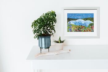 Eden Project, Cornwall, Collage Art Print, 3 of 4