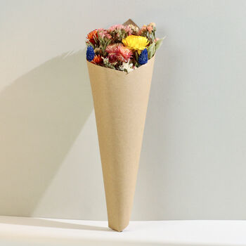 Letterbox English Wildflower Dried Colourful Flower Bouquet, 3 of 7