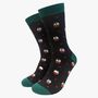Men's Bamboo Socks Gift Box Christmas Pudding Gingerbread, thumbnail 3 of 5