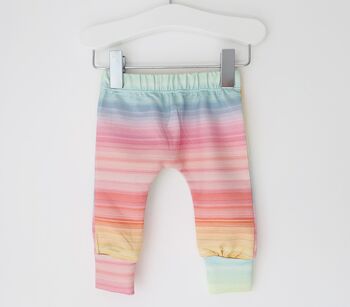 Pastel Rainbow Pattern Children's Leggings, 2 of 4