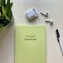 Personalised Pastel Lined Notebook, thumbnail 2 of 2