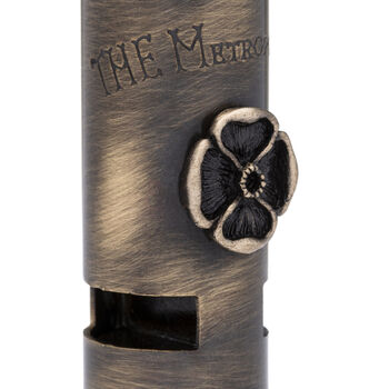 Peace Whistle Flanders Field Antique Brass, 4 of 6